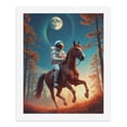 thumbnail image 5 of Paint By Numbers Kit for Adults Beginner - Astronaut Riding Horse Moonlit Forest DIY Canvas Painting Kits for Adults, Frameless Paint By Number for Adults for Home Wall Decor 16x20 Inch, 5 of 7