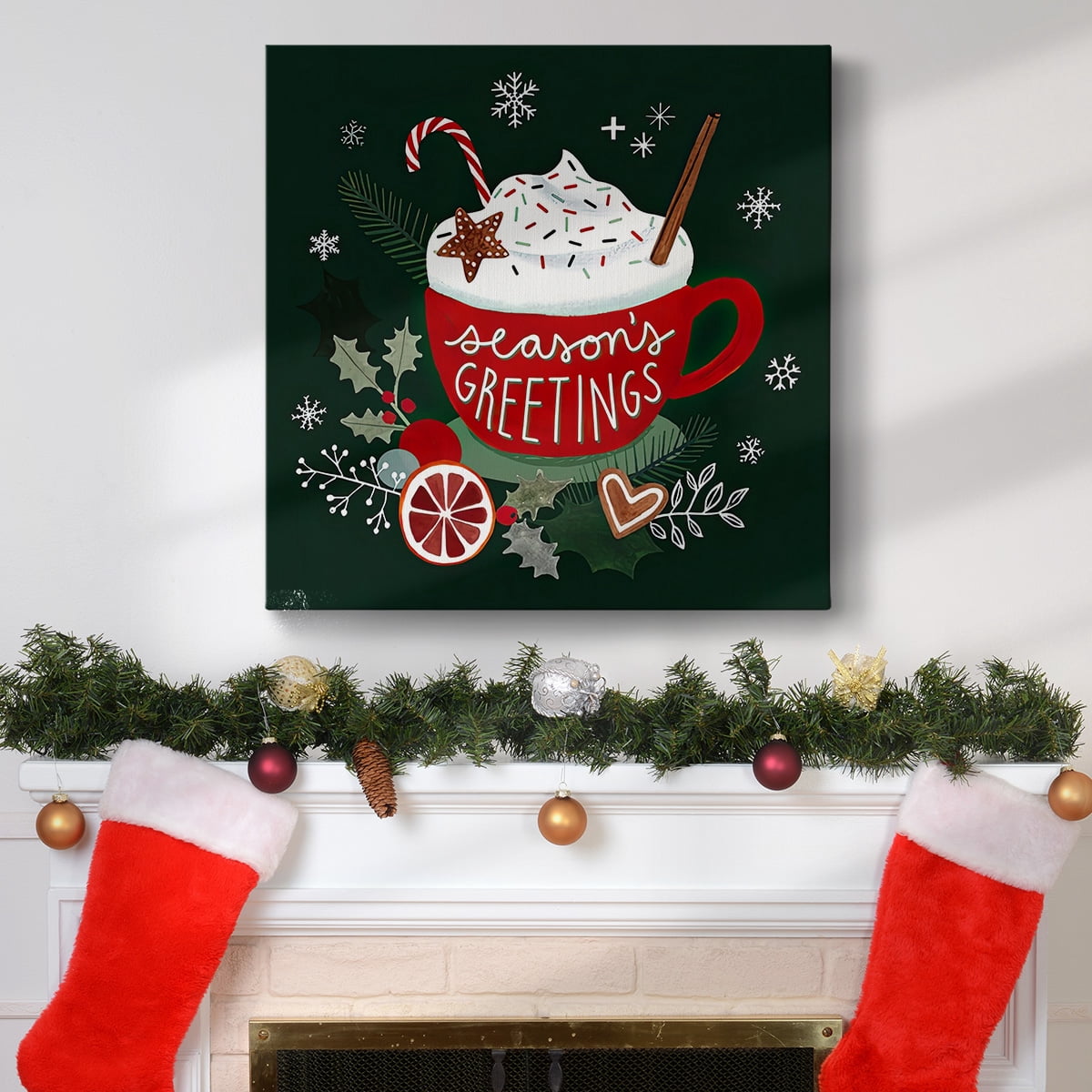 Christmas Comforts I- Gallery Wrapped Canvas
