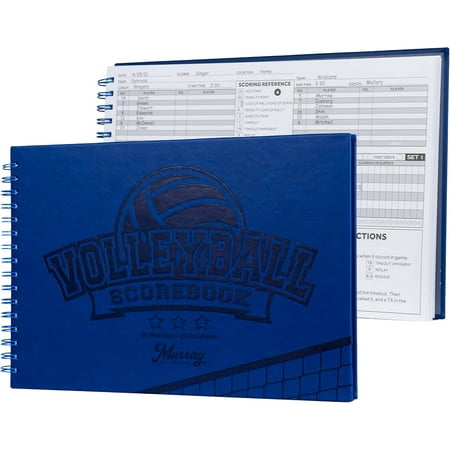 Murray Sporting Goods Premium Volleyball Scorebook – 60 Matches