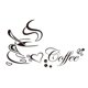thumbnail image 1 of Pegatina de café con palabras en inglés para sala de estar, dormitorio, fondo de pared, calcomanía decorativa, 1 of 1