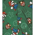 thumbnail image 2 of Super Mario and Goombas Print Flannel Character Button-Down Pajama Set (Size 10), 2 of 2