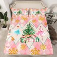 thumbnail image 2 of Homewish Ballet Princess Twin Sheet Sets,Christmas Gifts Tree Twin Fitted Sheet,Retro Xmas Nutcraker Flat Sheet For Girls,Ultra Soft Home Decor,3 Pieces, 2 of 7