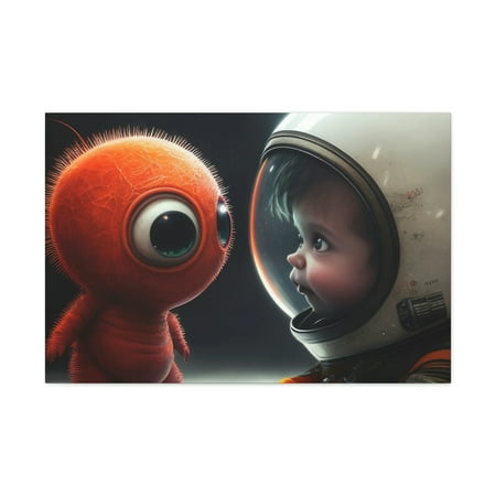 

Barbara J Dream of Space D 36” x 24” Cotton Canvas Wall Art Digital Print