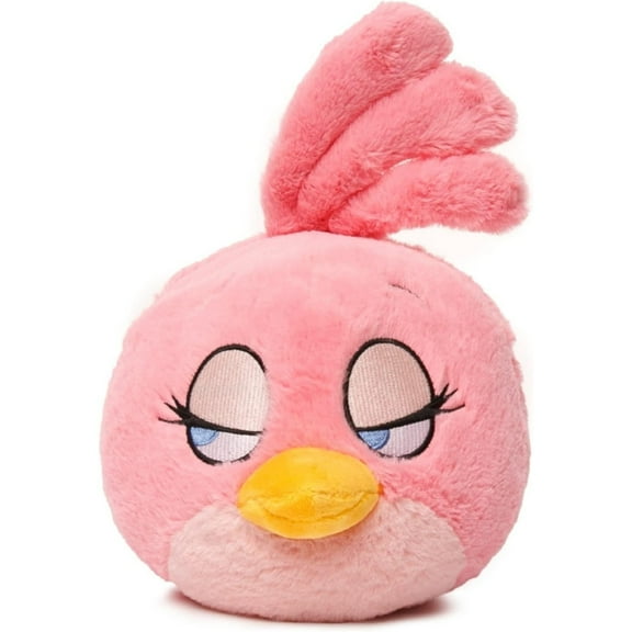 Angry Birds Stella Pink Girly Bird Plush 8" Pillow Doll Character Mighty Mojo