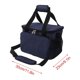 thumbnail image 5 of Insulated Lunch Bag Thicken Waterproof Oxford Cloth Cooler Cooling Large Lunch Bag with Handle and Strap for Outdoor Navy Blue, 5 of 5