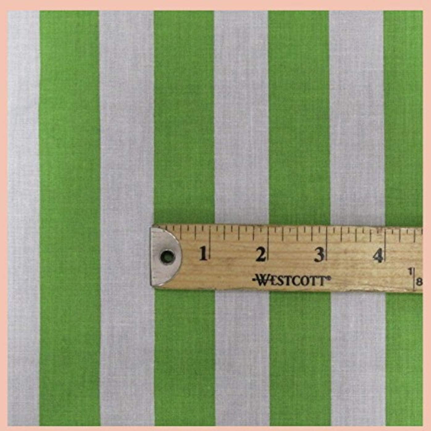 Striped 1 Inch Poly Cotton Fabric by the 5, 10, 15 and 20 Yard