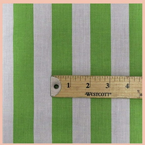 Striped 1 Inch Poly Cotton Fabric by the 5, 10, 15 and 20 Yard Increment, All Colors