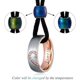 thumbnail image 4 of Collar a juego, collares de acero inoxidable, 2 piezas, anillo de pareja, collares con colgante de corazón para promesas de eternidad y limitaciones, 4 of 5