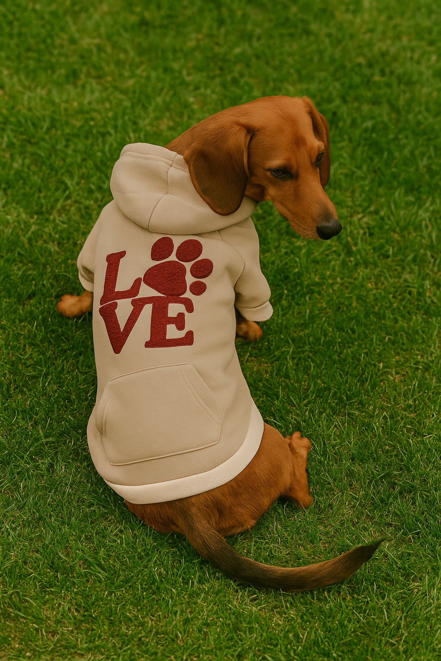 7th & Hudson Kangaroo Pocket Hoodie for Dogs and Cats, Size S-XL