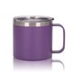 thumbnail image 1 of Bearachild Taza portátil de acero inoxidable con tapa de asa, Camper, taza para beber leche aislada al vacío, botella para acampar, hogar, coche al aire Mostrada Púrpura Bearachild HA010518-04B, 1 of 6