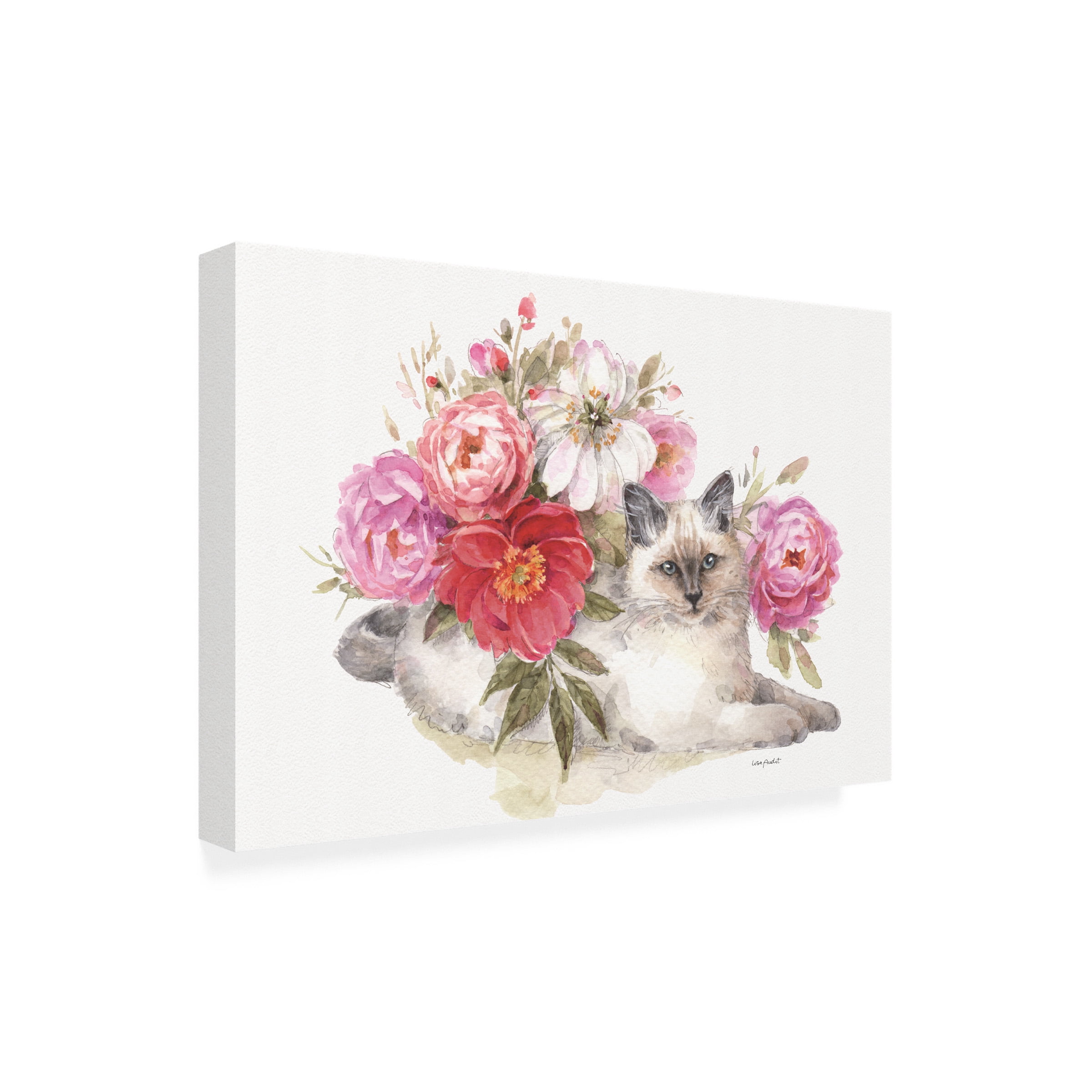 Lisa Audit 'Obviously Pink 21 Landscape' Canvas Art