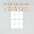 thumbnail image 2 of Ambesonne Nature Art Window Valance, Birds on Field Bells, 54" X 18", Multicolor, 2 of 3