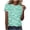 #295-Multicolor, variant on Warop Vintage Horse Racing Print Short Sleeve Round Neck T-Shirt for Women, Breathable Cotton Fabric with Retro Graphic, Casual Top for Spring and Summer Outdoor Activities