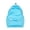 Blue, variant on Unisex Solid Color Nylon Backpack Fashion Multi-Color Zipper School Bookbag Back to School Backpack for Men Women