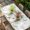 Ivory, variant on Spring Botanical Table Cloths for 5 Foot Rectangle Tables, Garden Birds Floral Leaves Gray Woodn Patio Waterproof Elastic Fitted Tablecloths, Washable Rectangular Table Cover for Camping