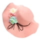 thumbnail image 1 of Sombrero de paja Salvador Del Doblez Del Casquillo Del Derby Del Casquillo de Playa de Las Mujeres rosado, 1 of 10
