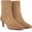 Tuscan Taupe Suede, variant on Women's Anna Pointed Toe Kitten Heel Boot Black Leather 10M