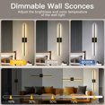thumbnail image 3 of Candelabros de pared TaoFiaco LED, inalámbricos, recargables, 80 cm, 3 of 8