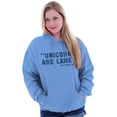 thumbnail image 4 of Unicorns Are Lame Said Nobody Ever Hoodie Sweatshirt Women Brisco Brands M, 4 of 6