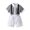 White, variant on Sngxgn Boy's 2 Piece Outfits Print Long Sleeve and Sweatpants Sweatsuits(A,130)