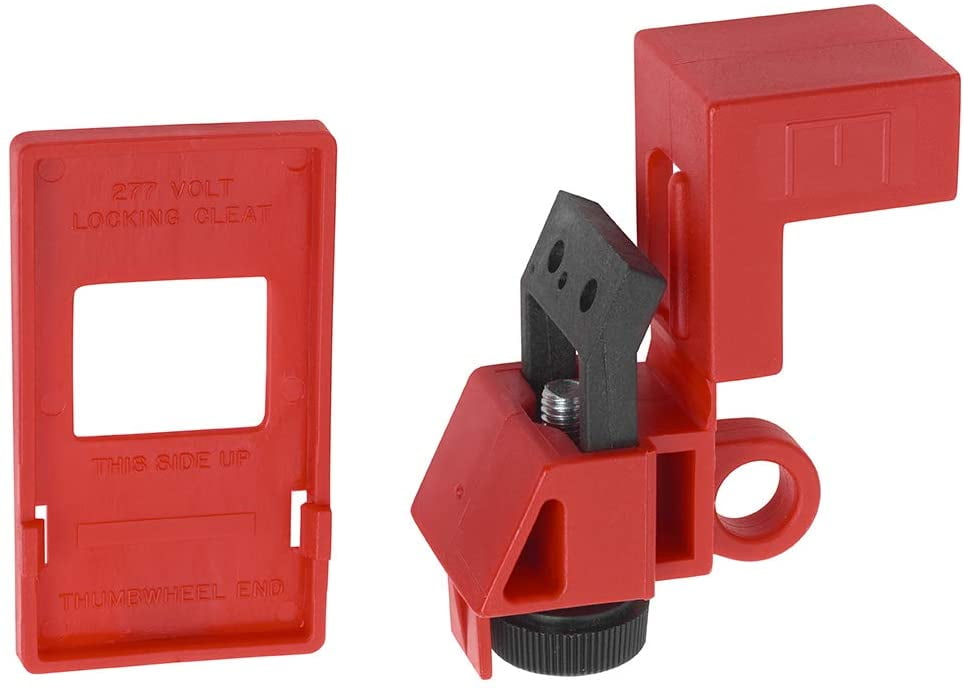 ABUS E201 120/277V Single Pole ClampOn Circuit Breaker Safety Lockout