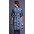 thumbnail image 5 of Bimba Women Straight Kurta Mandarin Collar Printed Dress Short Kurti Tops, 5 of 6