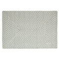 thumbnail image 5 of Super Area Rugs Tri-Color Braided Cotton Farmhouse Rug Teal,White,Gray Rectangle 2' X 3' 2' x 3' Indoor Rectangle, 5 of 5