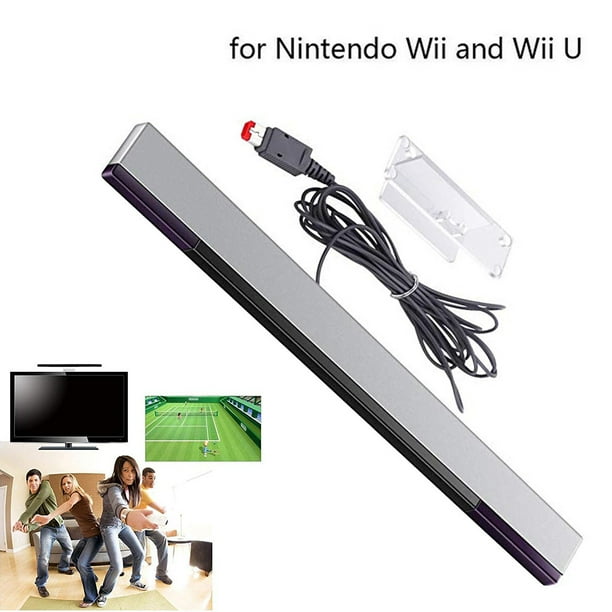 Sensor Bar Replacement Wired Motion Sensor Bar Compatible for NS Wii/Wii U