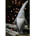 thumbnail image 4 of Northlight 18" Grey and White Table Top Christmas Gnome Decoration, 4 of 4
