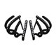 thumbnail image 1 of Pendientes de germanio con magnetoterapia para linfa Pendiente de acupresión magnética linfática ---- Rosa - Código de producto 75324 Rosa, 1 of 4