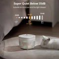 thumbnail image 3 of 2L Wireless Cat Water Fountain with 2 Flow Mode LED Light Pet Water Fountain Cat Drinking Fountain ShopWise Round, 3 of 6