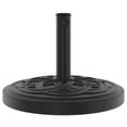 thumbnail image 2 of Socle de parasol de patio rond en résine avec revêtement en poudre 11,7&nbsp;kg HOMETRENDS, noir, 2 of 7