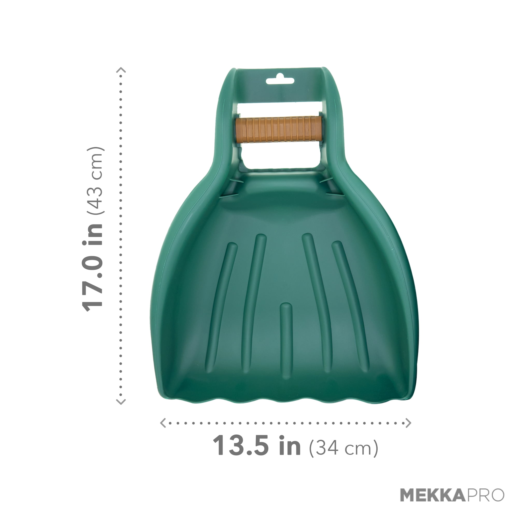 MEKKAPRO Leaf Scoops and Claws V2.0, 1-Pair (2 Pieces), Sturdy Ergonomic Grip, Hand Held Garden Rake