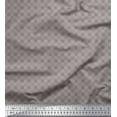 thumbnail image 1 of Soimoi Rayon Fabric Dot & Diagonal Stripe Shirting Printed Fabric 1 Yard 42 Inch Wide, 1 of 1