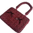 thumbnail image 2 of Klonfd Portable en Forme de Nœud 13 15 Pouces Portable avec Poignée Mignon Portable Matelassé, 2 of 6