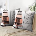 thumbnail image 3 of LALILO Throw Pillow Covers Cake With Lace And Bow Cake Romantic Cushion Cover 18" x 18", 3619 Pack, 3 of 6