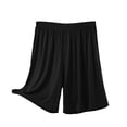 thumbnail image 4 of Plus Size Pajama Sets for Women 2 Piece Sleepwear Sets V-Neck Summer Loose Short Sleeve Top Wide Leg Shorts Home Wear Two Piece Set, 4 of 8