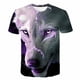 thumbnail image 2 of Camiseta para niños Verano 3D Impreso Dibujos animados Animal Lobo Camiseta Niños Divertido Harajuku Moda Top Niños amp; Camiseta Super Cool para niñas13T Gao Jinjia LED, 2 of 2