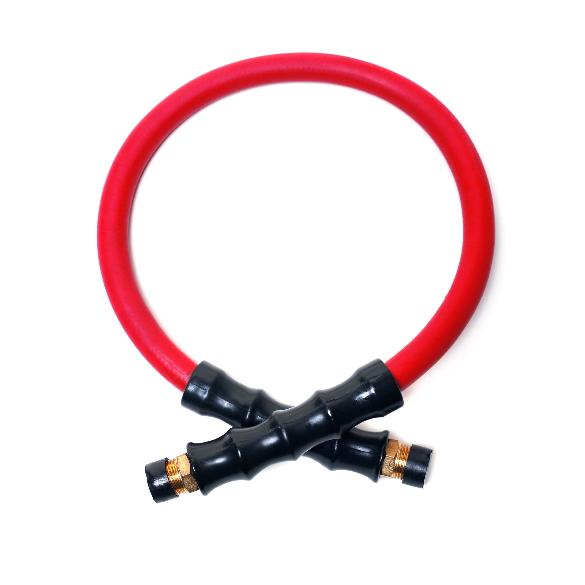 STEELMAN 98456-IND 24-Inch Rubber Hose Reel Connection Hose with 3/8-Inch NPT Brass Fittings