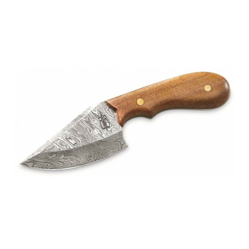 BNB Knives Wild Skinner with Damascus Steel Blade and Survival Multi-Tool Paracord Bracelet