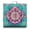 Elegant, variant on Boho Floral Vintage 24" Square Meditation Cushion - Thick & Supportive Floor Pillow for Adults with Tribal Folk Style Patterns, Soft Skin-Friendly Fabric for Yoga & Zen Sitting
