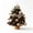 B, variant on LIORAGLJ DIY Mini Tabletop Christmas Tree Kit with Lights, Cotton Ornaments, Wooden Base, Holiday Centerpiece
