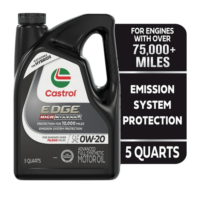 Castrol EDGE High Mileage 0W-20 Advanced Full Synthetic