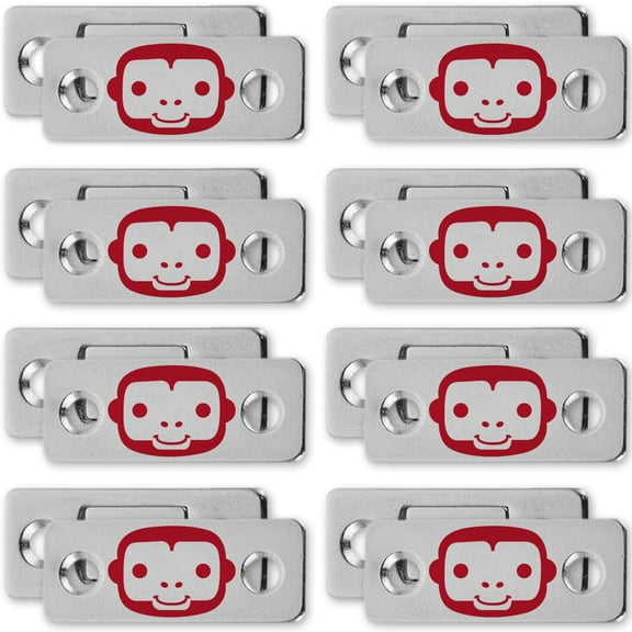 RUBY Monkey Magnets Ultra-Thin Magnetic Plates Keep It All Shut, AS-SEEN-ON-TV