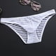 thumbnail image 5 of Calzoncillos transparentes de seda de hielo para hombre, ropa interior fina de cintura baja de malla, sexy, transpirable, de verano, pantalones de moda para jóvenes, 5 of 6