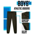 thumbnail image 5 of Tuff Guys Boys Sweatpants - Performance Fleece Joggers Athletic Pants for Boys with Pockets (Size: 8-16), 5 of 7
