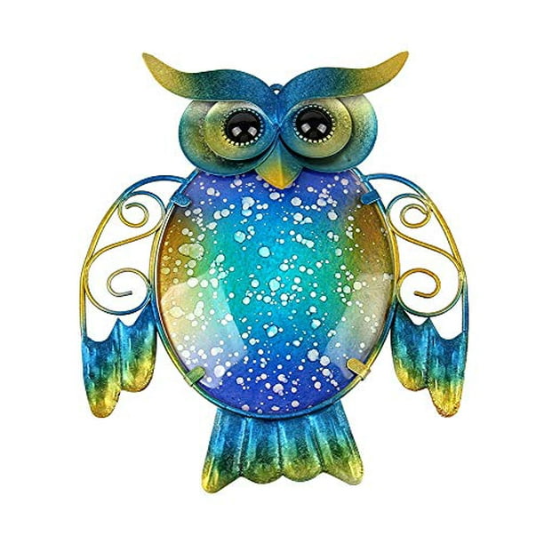 Liffy Metal Owl Wall Decor Garden Hanging Art Glass Decorative Fence Decorations For Patio Porch Or Door Com - Outdoor Metal Owl Wall Art Liffy Metal Owl Wall Decor Garden Hanging Art Glass Decorative Fence Decorations For Patio Porch Or Door Com - Outdoor Metal Owl Wall Art