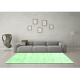 thumbnail image 3 of Ahgly Company Indoor Square Solid Emerald Green Modern Area Rugs, 6' Square, 3 of 4