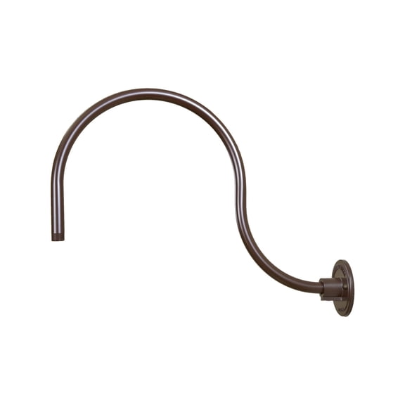 RGN24-ABR Millennium Lighting R Series - Goose Neck-15 Inch Tall and 24 Inch Wide-Architectural Bronze Finish
