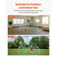 thumbnail image 4 of 10FT Geometric Climbing Dome Jungle Gym, 1000LBS Max Loading, Outdoor Kids Climbing Play Equipment with Basketballs & Octopus Net for Ages 3–10, 4 of 8